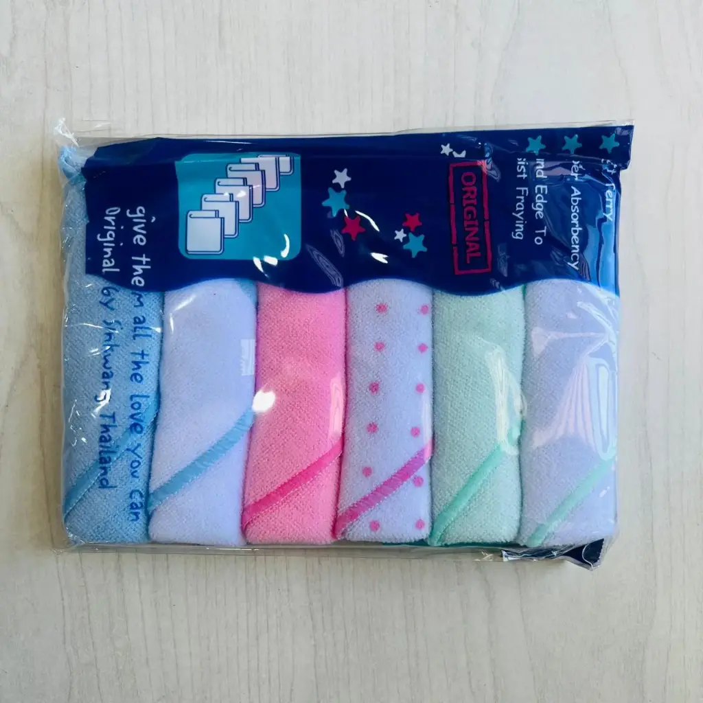 WASHCLOTH SET OF 6
