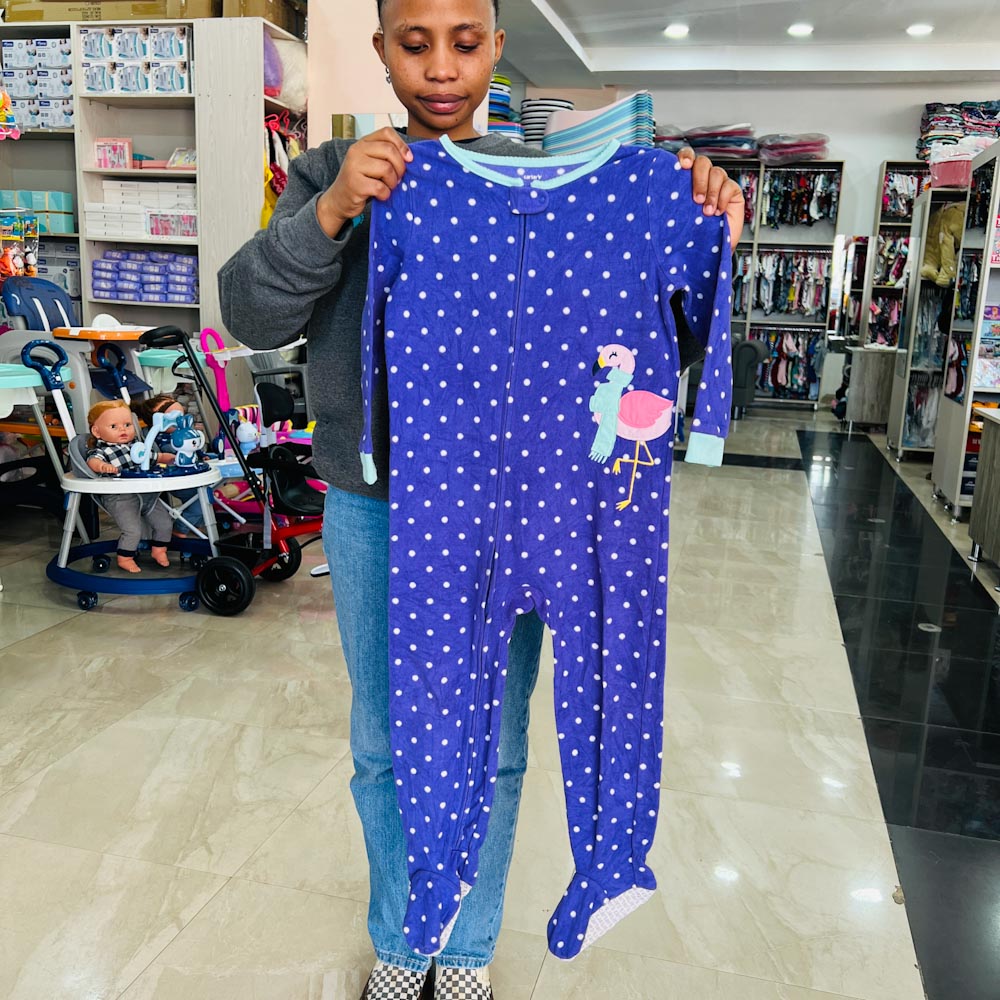 ROMPER CLOSED LEG FLEECE THRIFT >3YRS